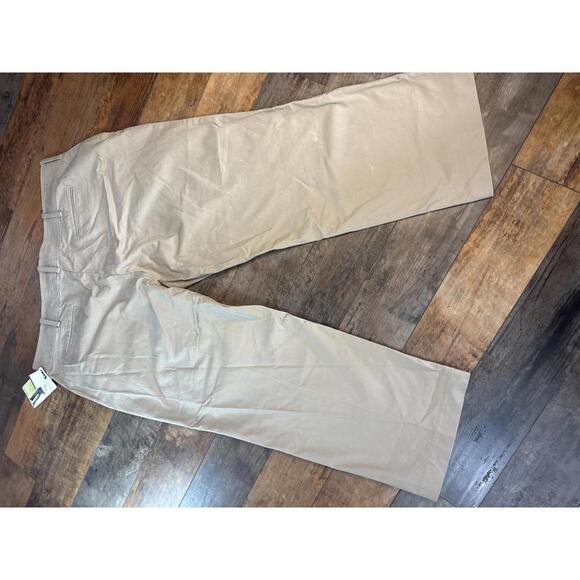 Lee natural straight leg Women's Khaki Dress Pants Size 14 - Picture 8 of 9